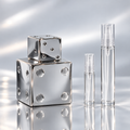 Billie Eilish Your Turn bottle with 5 ml and 10 ml plain clear travel spray vials