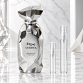 Arabiyat Prestige Marwa EDP bottle with 5 ml and 10 ml plain clear travel spray vials